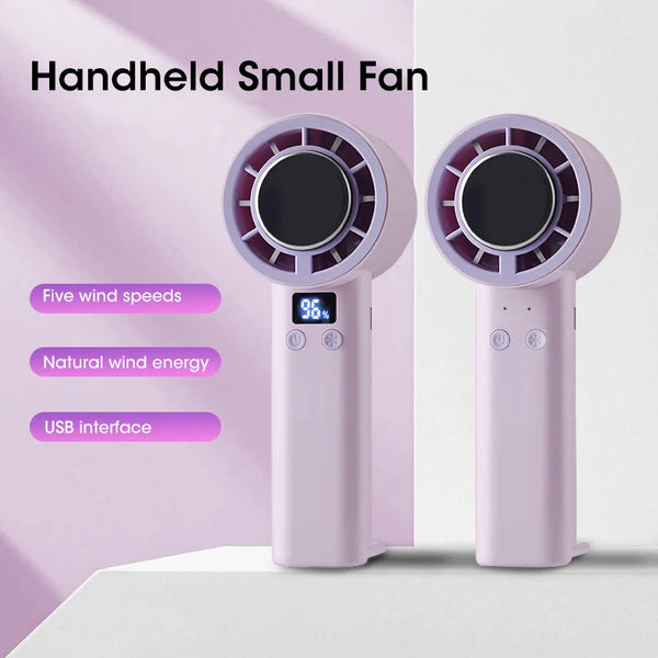 Summer outdoor creative adjustable pocket-sized air cooler cute portable handheld mini fan