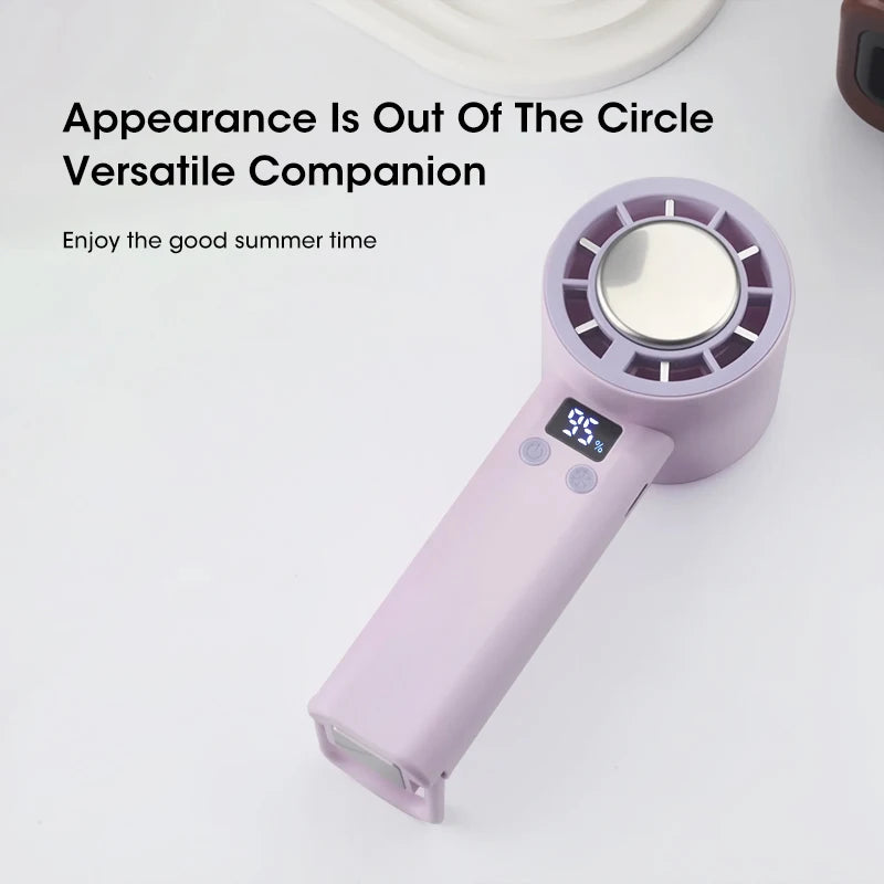 Summer outdoor creative adjustable pocket-sized air cooler cute portable handheld mini fan