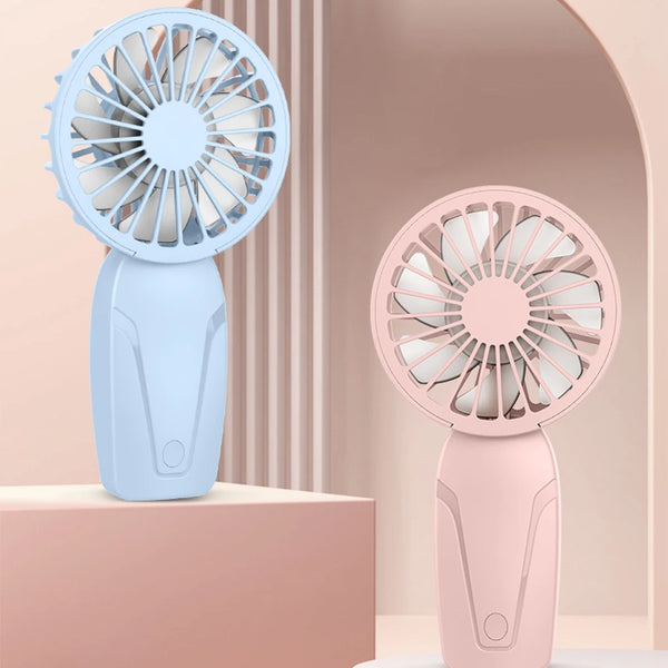 Summer Upgraded Portable Fan 3 Speed Silent Mini Handheld Fan USB Rechargeable Small Fan for Kids Women Men Outdoor Travel