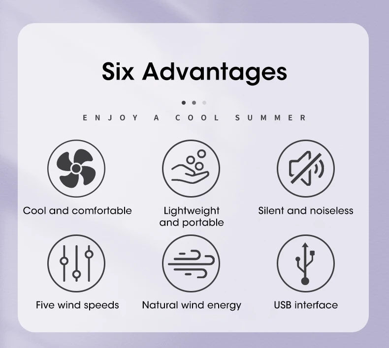 Summer outdoor creative adjustable pocket-sized air cooler cute portable handheld mini fan