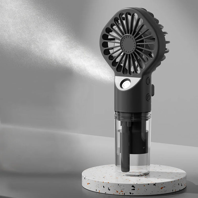 Summer New Spray Fan Water Refill Device Portable Charging Student Dormitory Mini Handheld Small Fan Gift Portable Fan