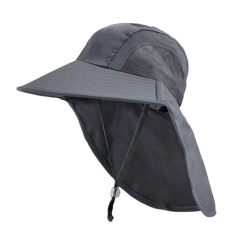 Summer Adjustable Beach Cap Children Bucket Hats Wide Brim Cap Sun Hat UV Protection