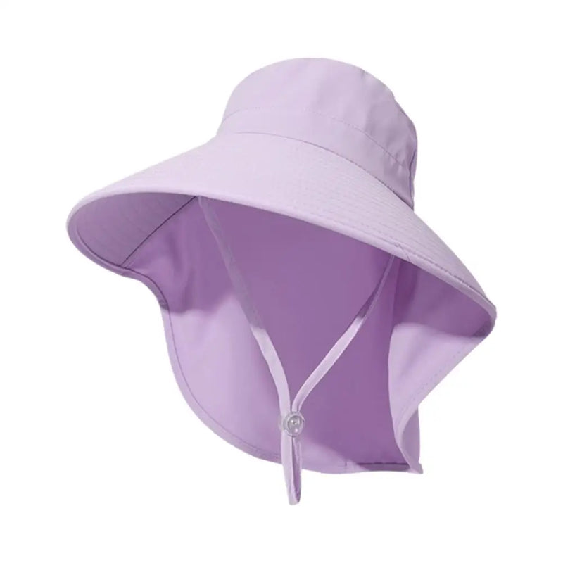 Summer Hats Outdoor UV Anti Neck Protection Sun Visors For Lady Fishing Hiking Wide Brim Shawl Sunscreen Ponytail Caps For Women