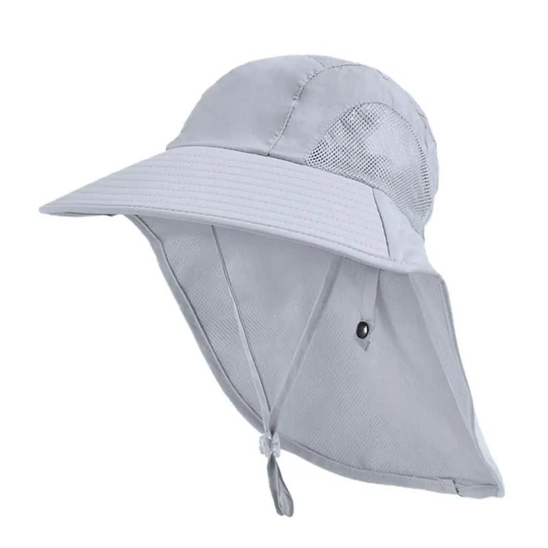 Summer Adjustable Beach Cap Children Bucket Hats Wide Brim Cap Sun Hat UV Protection